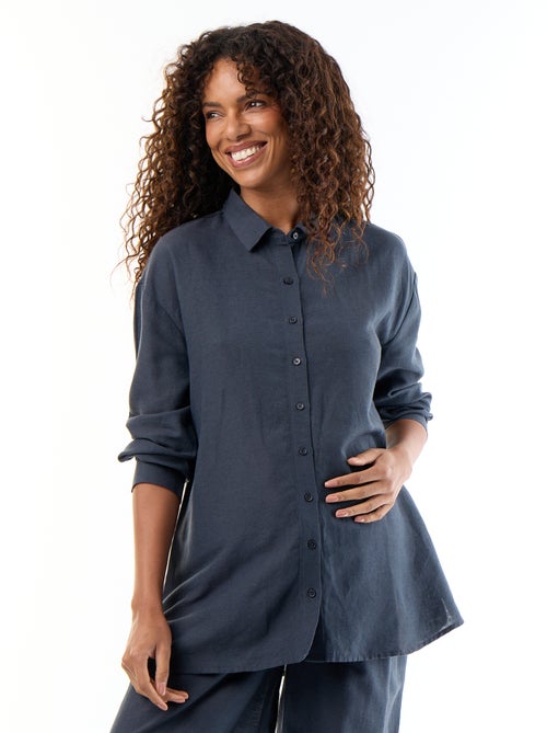 Maternity Blouse in Linen Blend - Kiabi