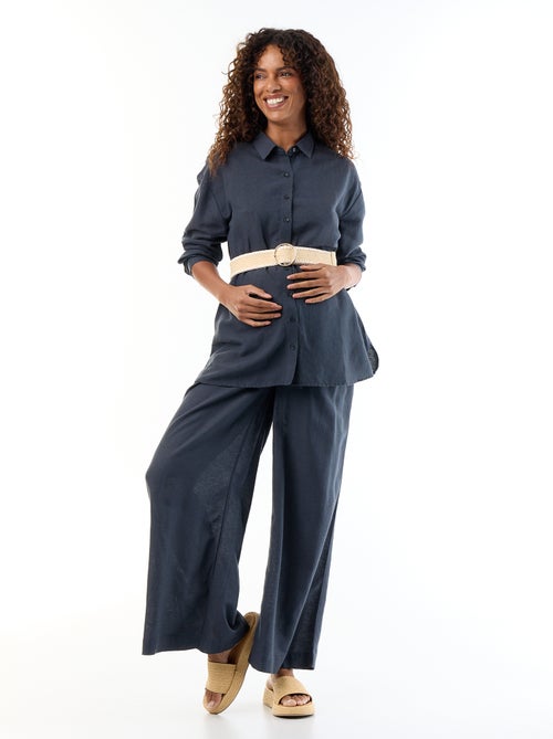 Maternity Blouse in Linen Blend - Kiabi