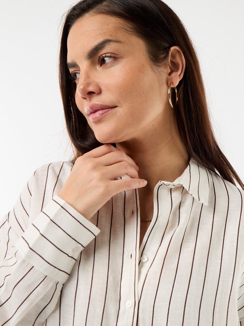 Maternity Blouse in Linen Blend - Kiabi