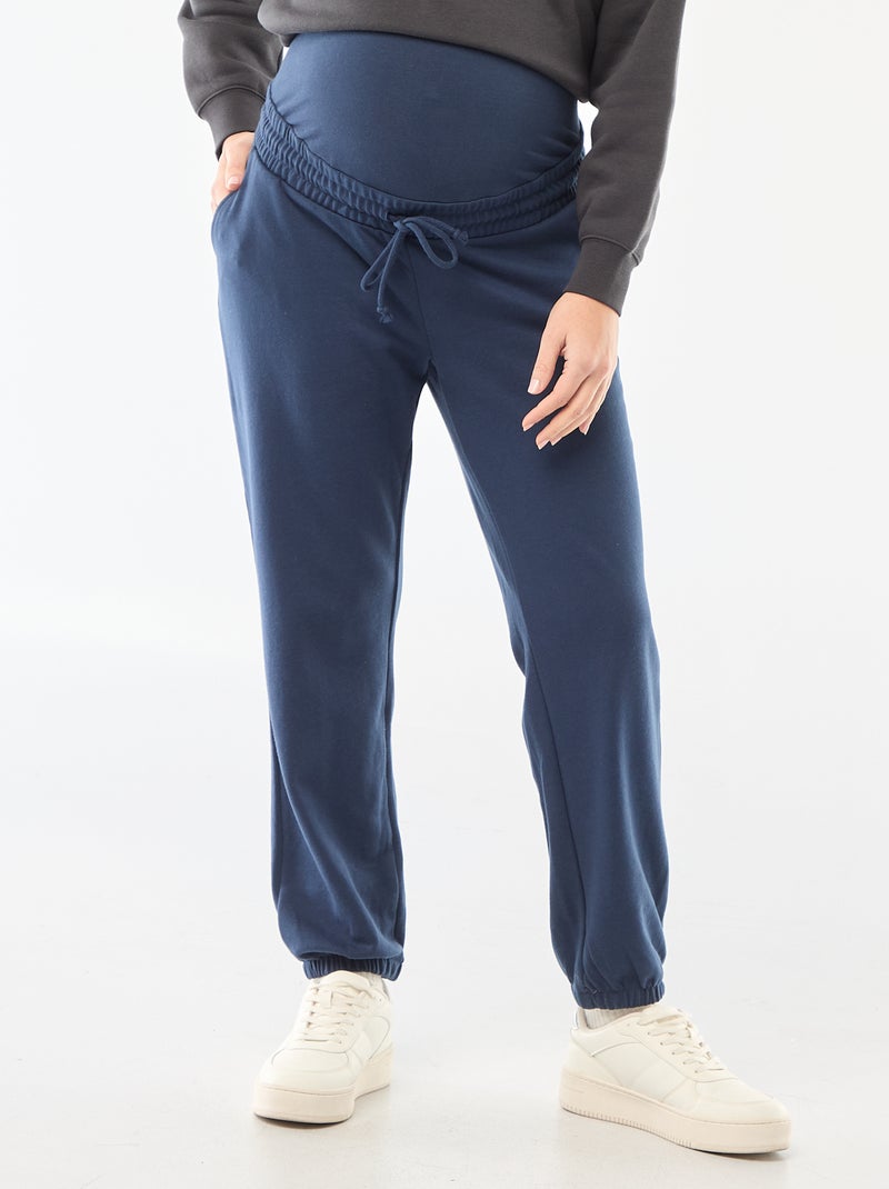 Maternity French Terry Joggers Blue - Kiabi