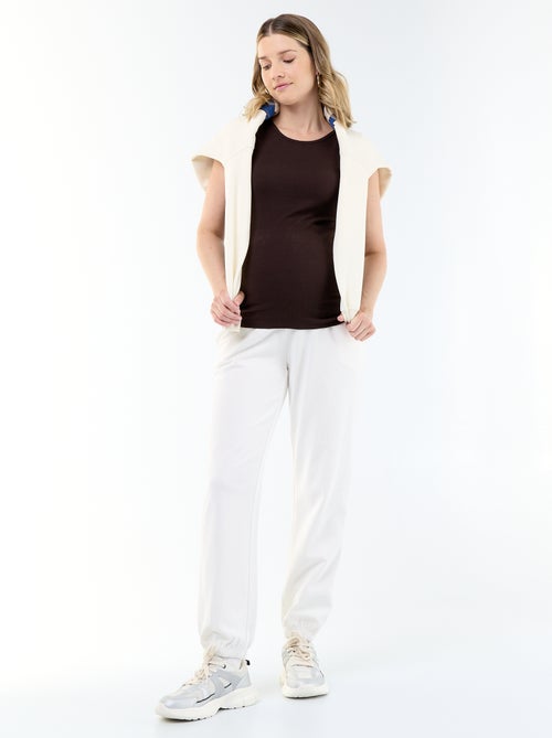 Maternity French Terry Joggers - Kiabi Maternity French Terry Joggers - Kiabi