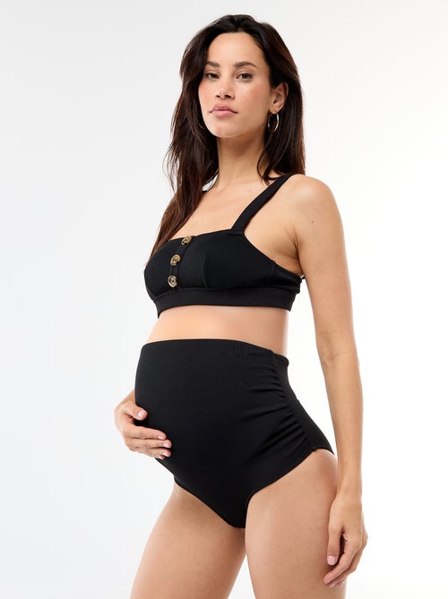 Maternity High-Waisted Swim Briefs - Kiabi