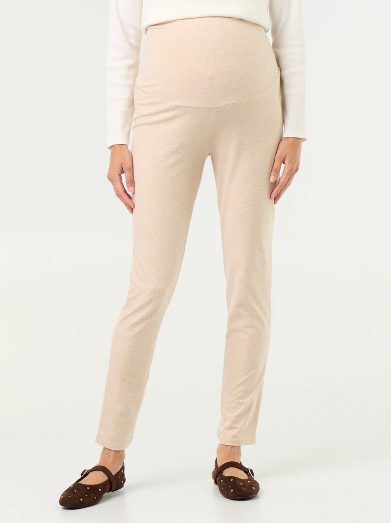 Maternity Leggings Beige - Kiabi
