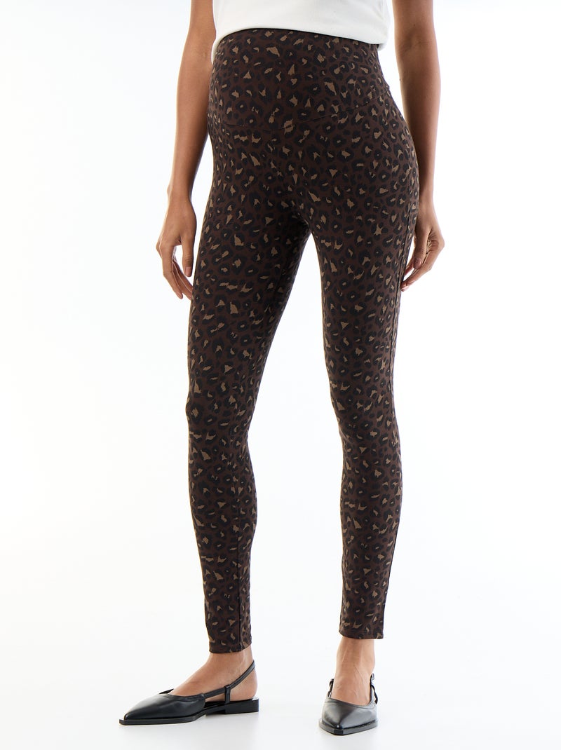 Maternity Leggings Brown - Kiabi