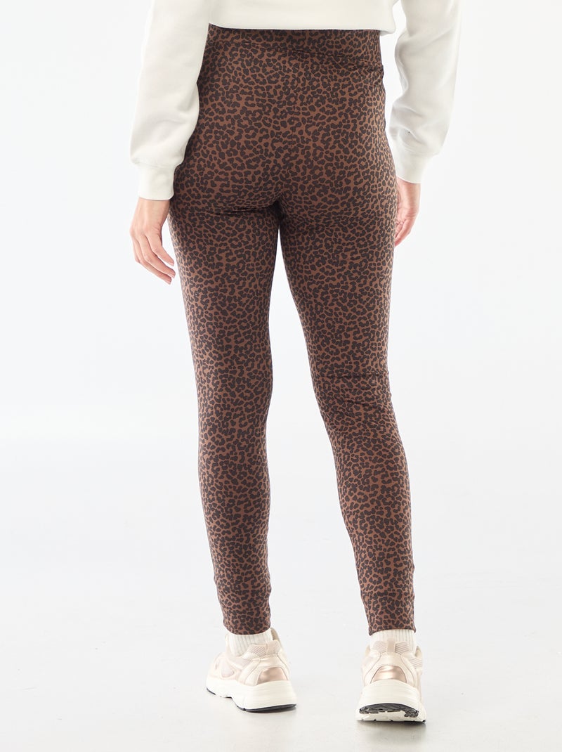 Maternity sports leggings Brown - Kiabi