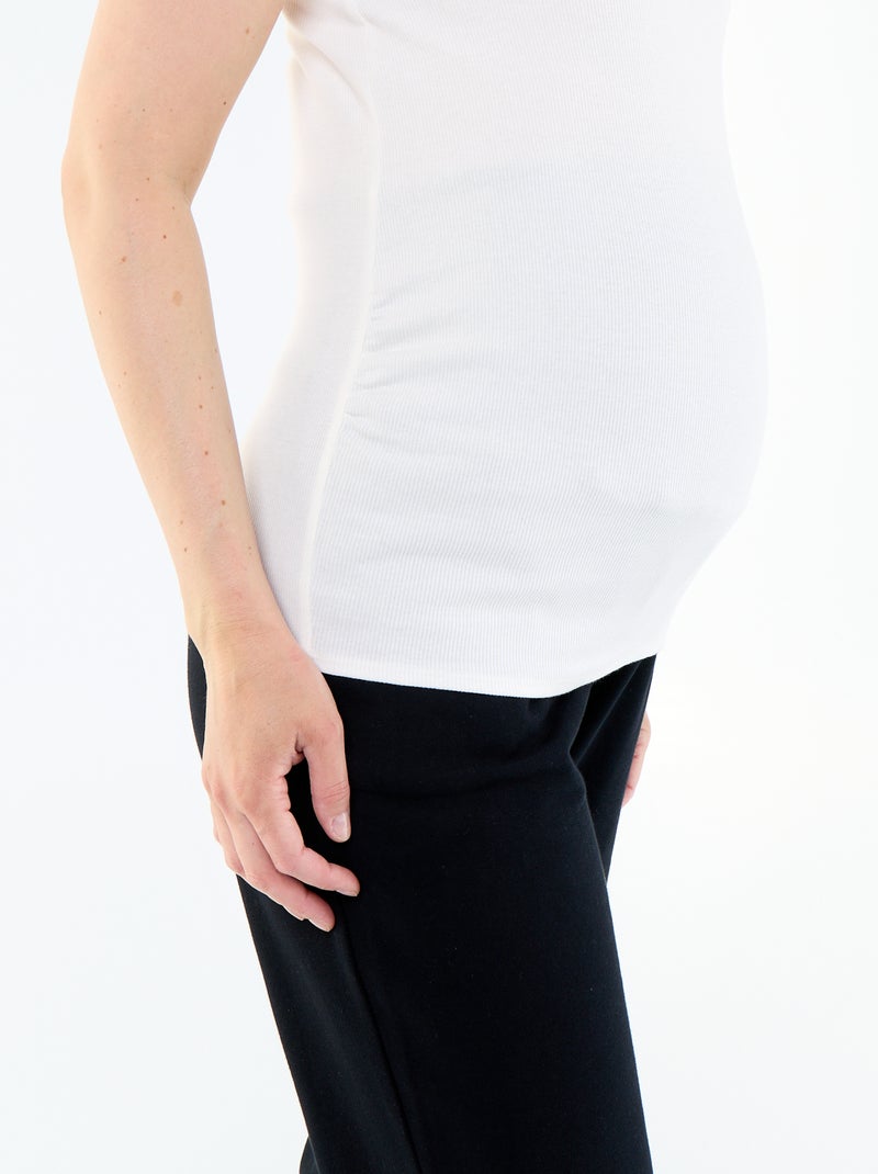 Maternity tank top with American armholes White - Kiabi