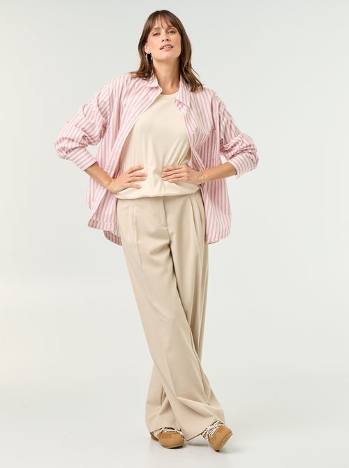 Maternity Tank Top with Cutaway Armholes - Kiabi Maternity Tank Top with Cutaway Armholes - Kiabi