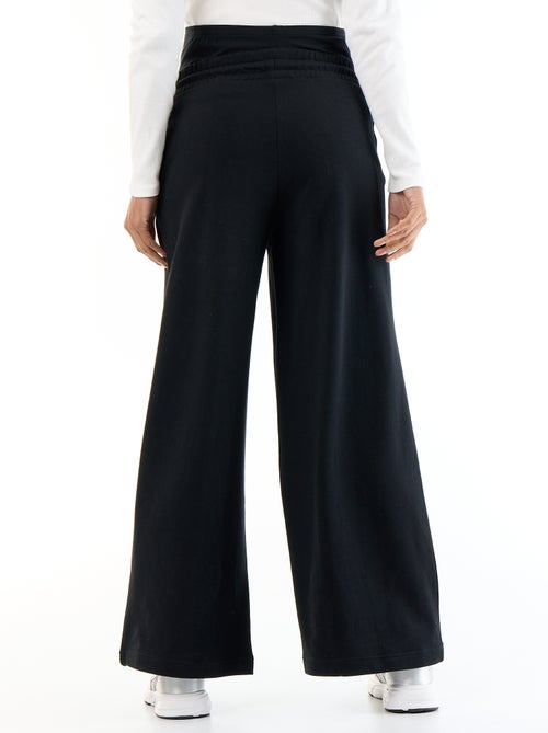 Maternity wide leg French terry joggers - Kiabi