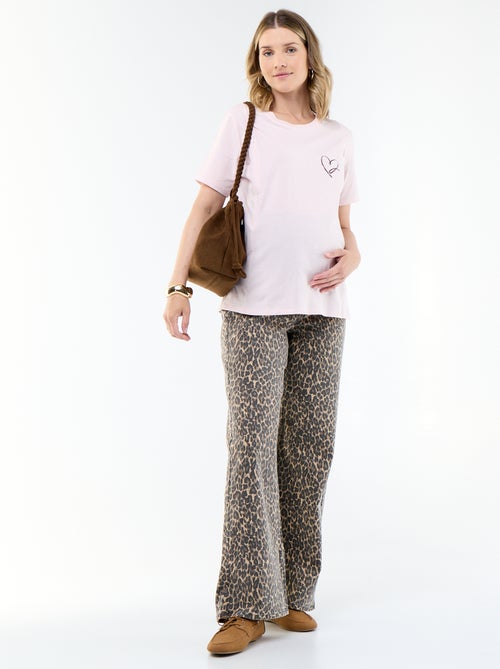 Maternity wide leg trousers - Kiabi