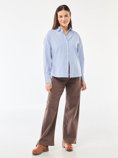 Maternity wide leg trousers - Kiabi