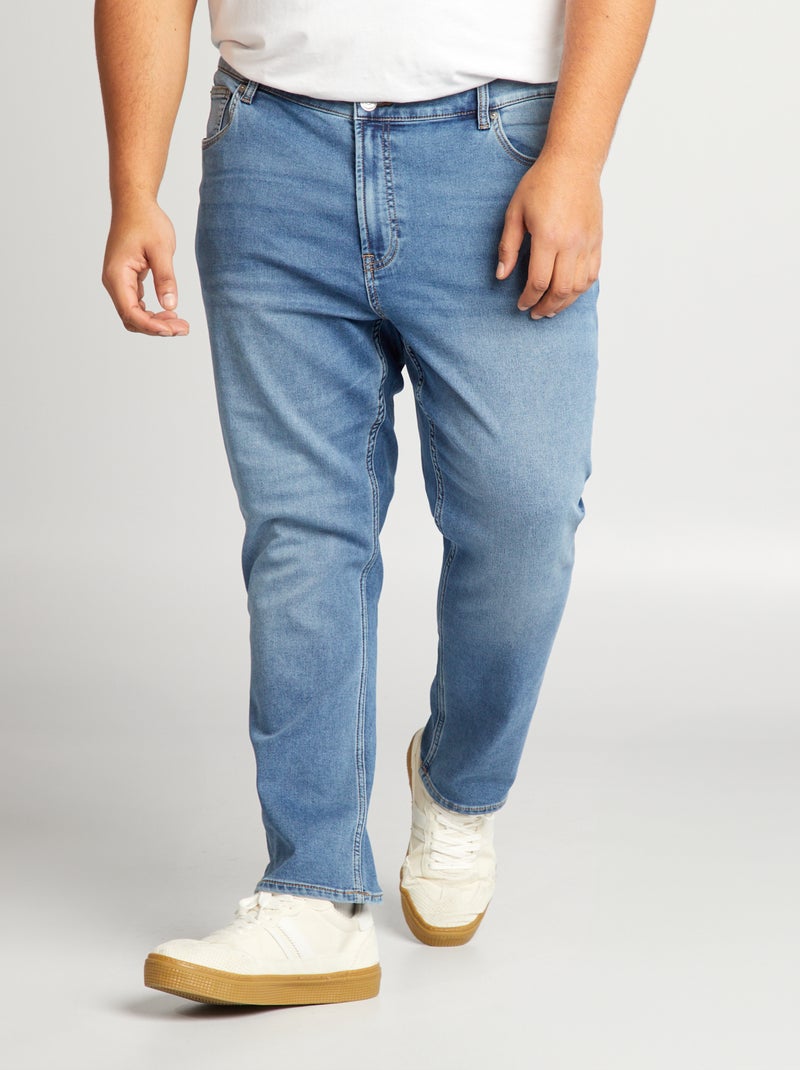 Men's 5-Pocket Slim Jeans - L30 BLUE - Kiabi