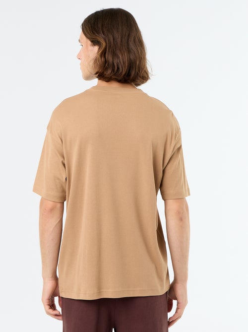 Men's Plain Short-Sleeved Crew Neck T-Shirt - Kiabi