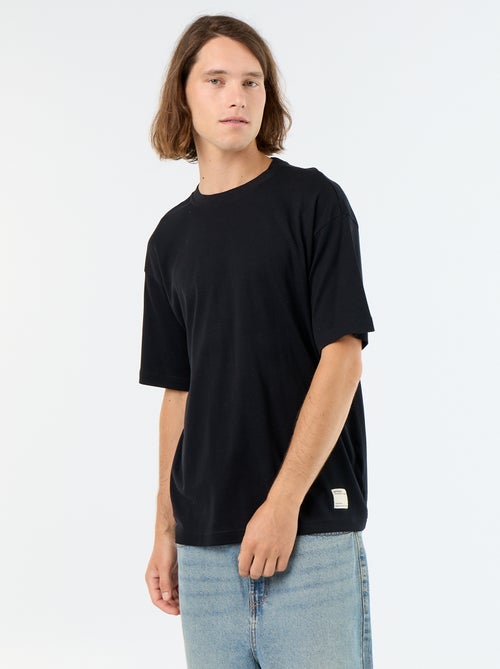 Men's Plain Short-Sleeved Crew Neck T-Shirt - Kiabi