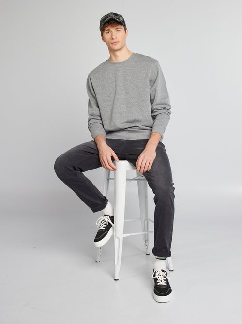 Men's Slim Fit Stretch Cotton Jeans - L38 - Kiabi