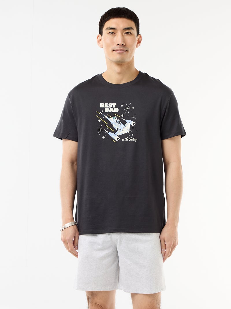 Men's 'Star Wars' Short Pajama Set - 2 Pieces Black - Kiabi