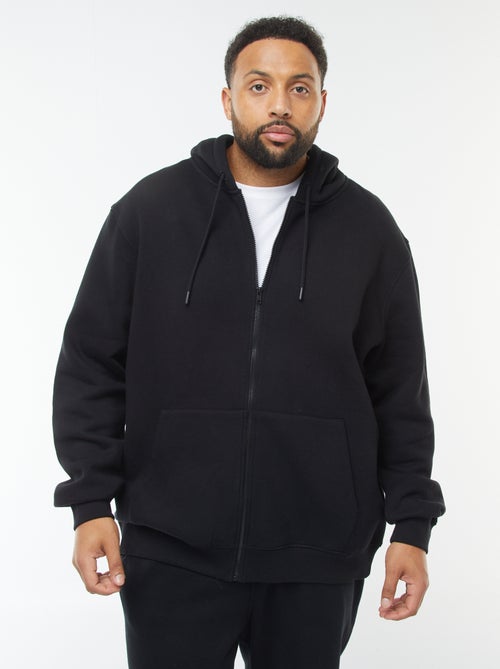 Men's Zip-up Hooded Sweatshirt - Kiabi
