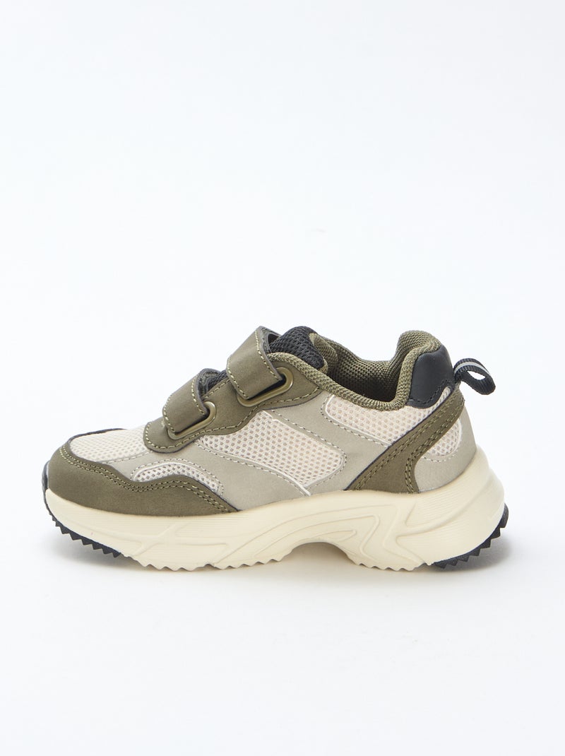 Mesh Running Sneakers Green - Kiabi