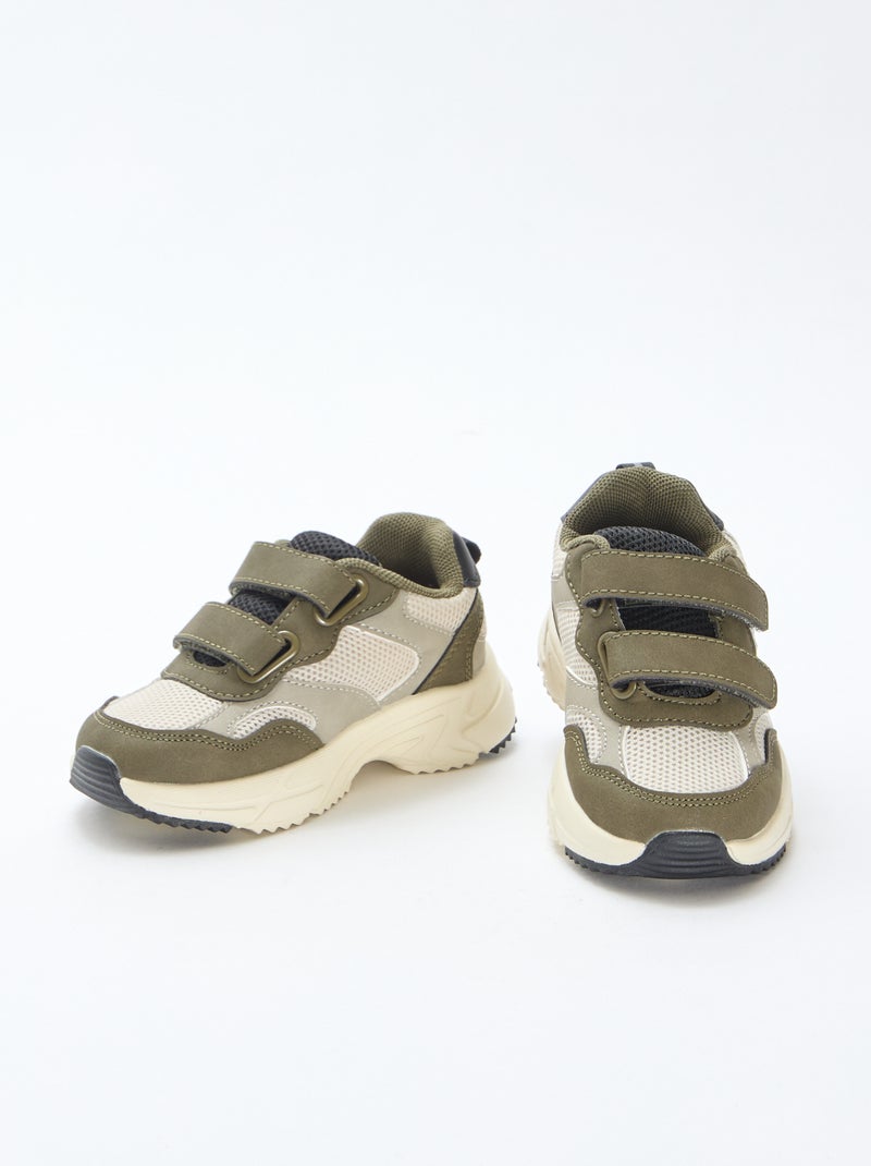 Mesh Running Sneakers Green - Kiabi