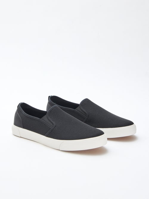 Mesh Slip-On Low Top Sneakers - Kiabi