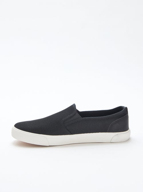 Mesh Slip-On Low Top Sneakers - Kiabi