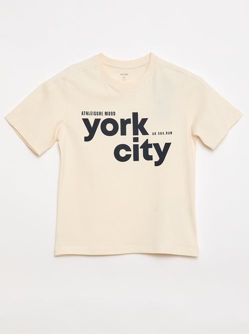 Message Print T-shirt - Kiabi