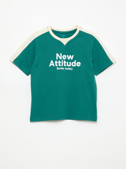Message Print T-shirt - Kiabi