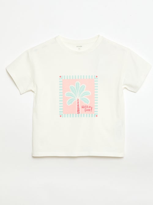 Message Print T-Shirt - Kiabi