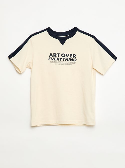 Message Print T-shirt - Kiabi