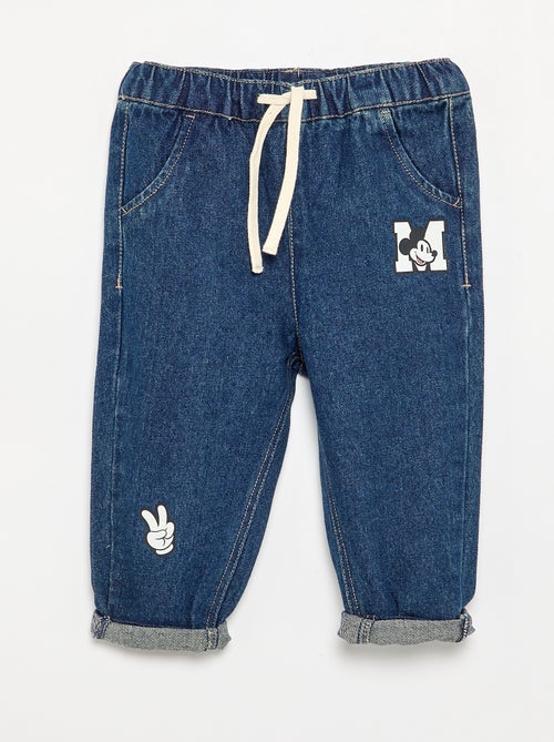 Mickey' Disney Denim Trousers - Kiabi