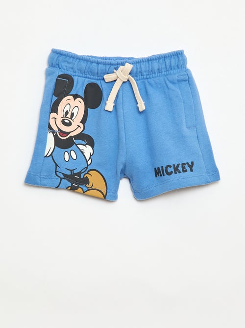 "Mickey" "Disney" Playful Fleece Shorts - Kiabi