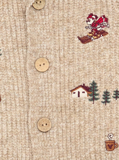 Mickey Mouse Disney Cardigan with Embroidery - Kiabi