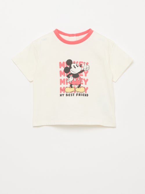 \'Mickey\' printed short-sleeved T-shirt - Kiabi