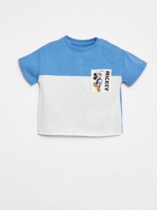 'Mickey' T-shirt with 'Disney' Chest Pocket - Kiabi