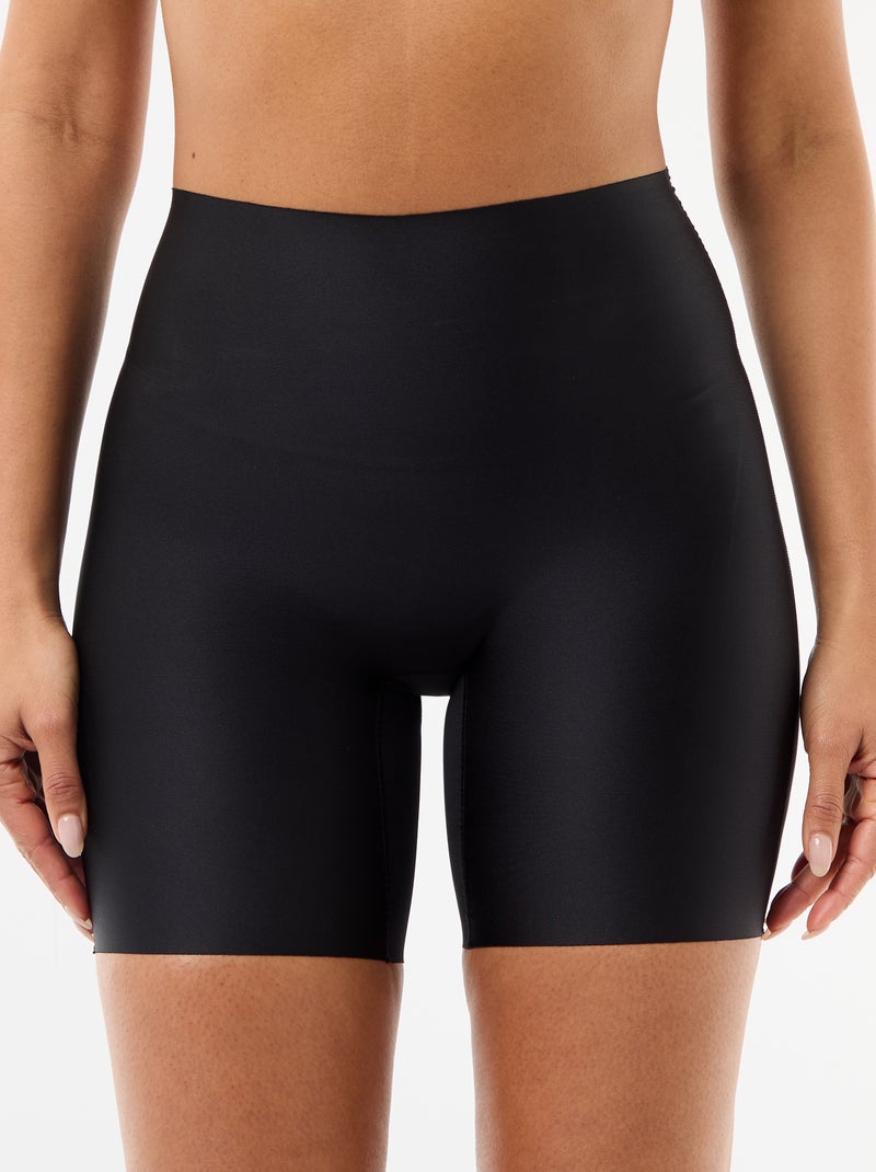 Microfiber Shapewear Shorts Black - Kiabi