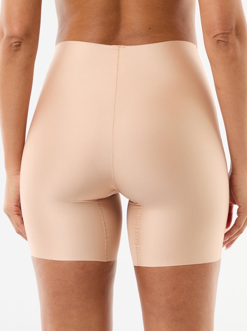 Microfiber Shapewear Shorts Ecru - Kiabi