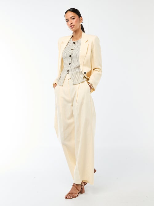 Mid-Length Blazer Jacket - Kiabi