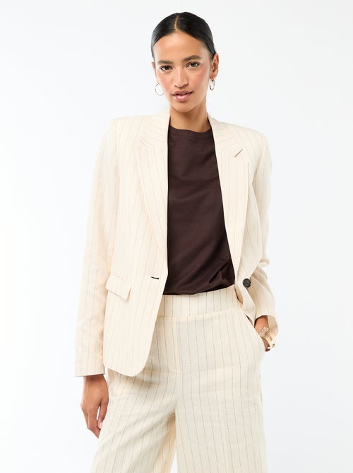 Mid-Length Blazer Jacket - Kiabi