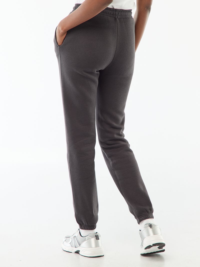 Mid-rise sports joggers Black - Kiabi