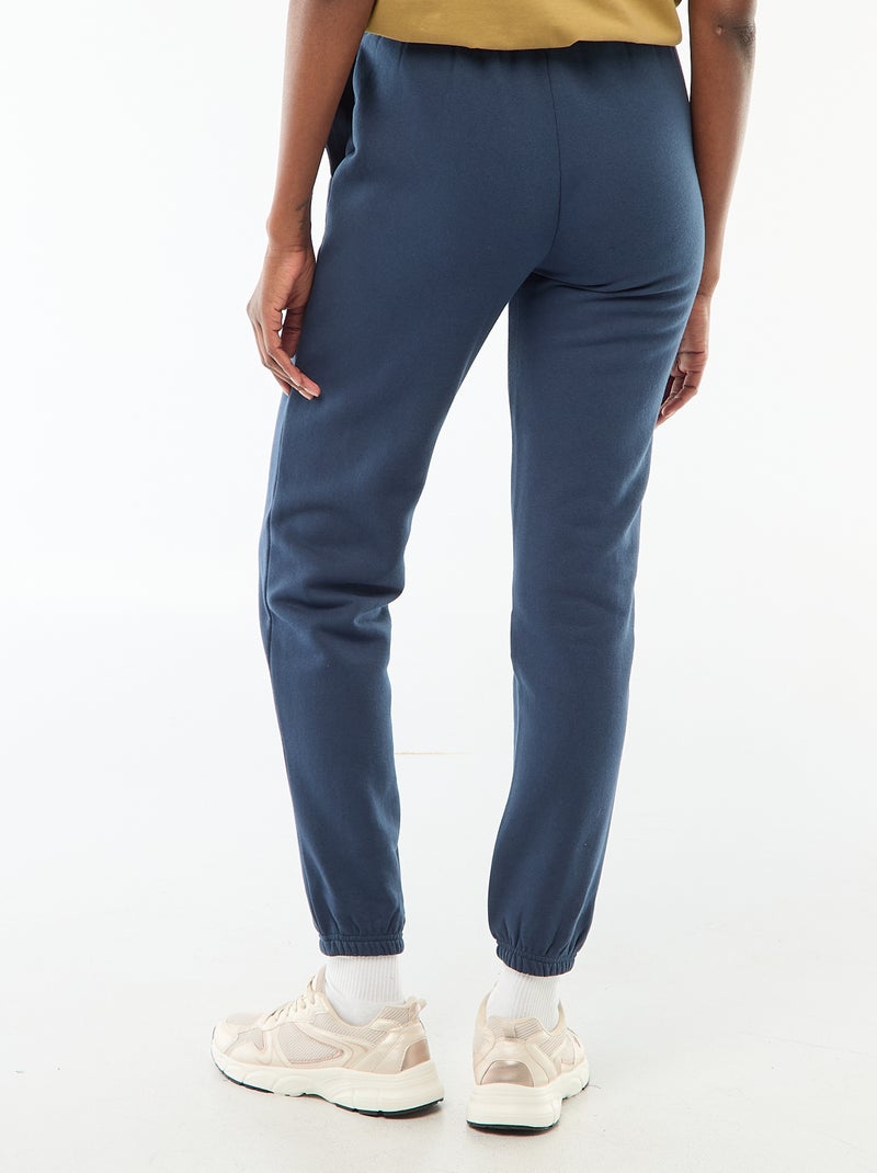 Mid-rise sports joggers Blue - Kiabi