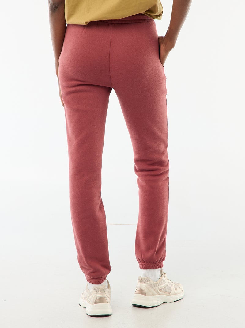 Mid-rise sports joggers Red - Kiabi