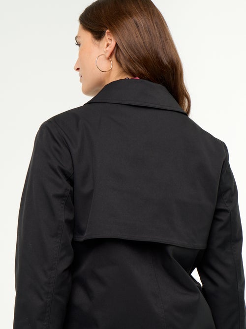 Midi-Trenchcoat mit Innenfutter - Kiabi