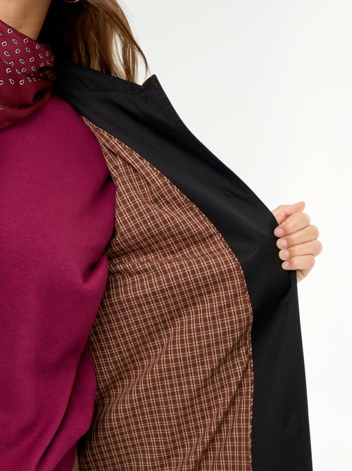 Midi-Trenchcoat mit Innenfutter - Kiabi