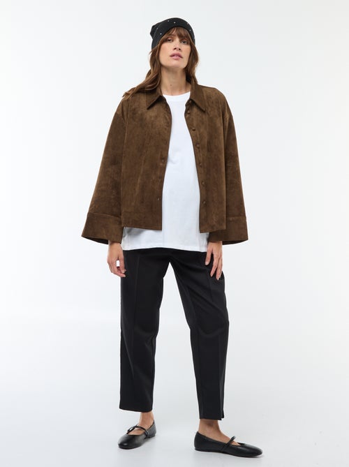 Milano Knit Wide-Leg Maternity Trousers - Kiabi