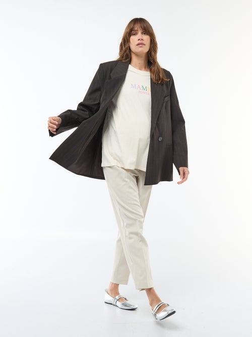 Milano Knit Wide-Leg Maternity Trousers - Kiabi