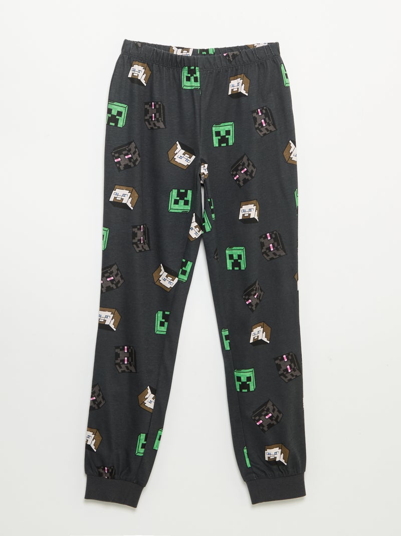Minecraft 2-piece pajamas Blue - Kiabi