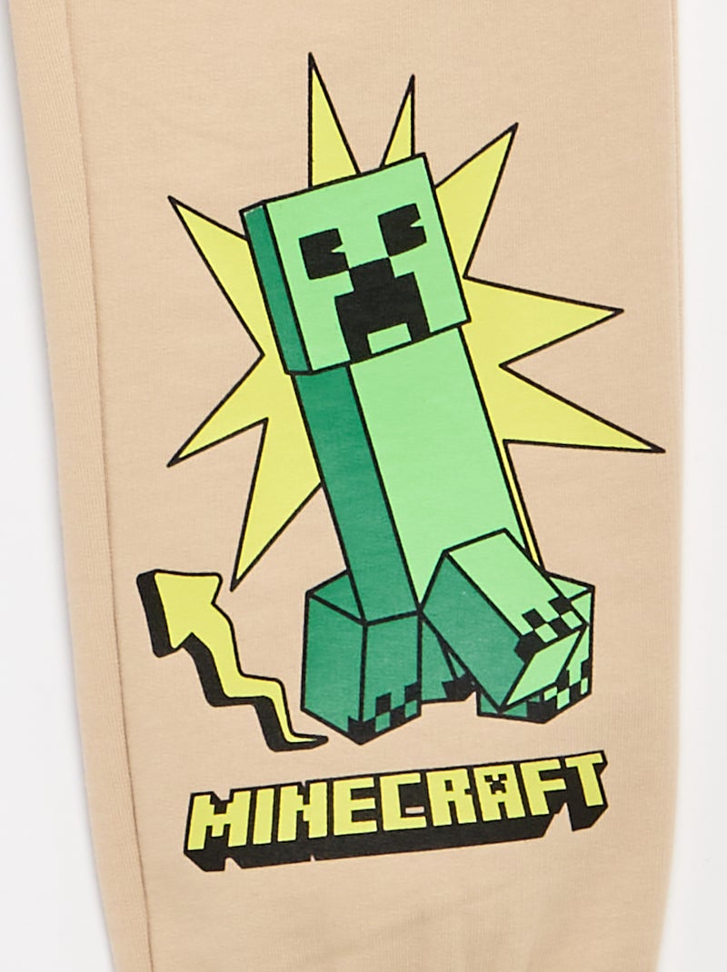 Minecraft jogging bottoms Beige - Kiabi