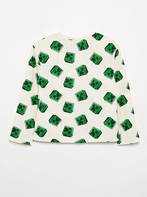 Minecraft Long-Sleeved T-shirt - Kiabi