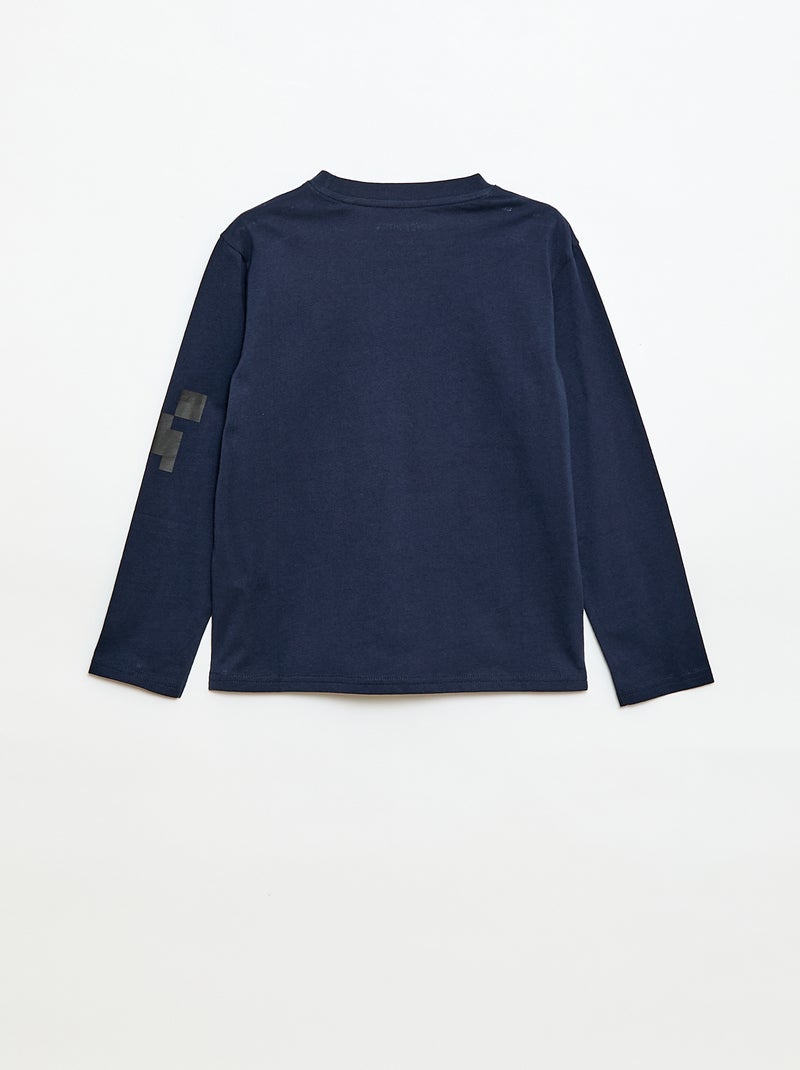 Minecraft Loose Fit T-Shirt Blue - Kiabi