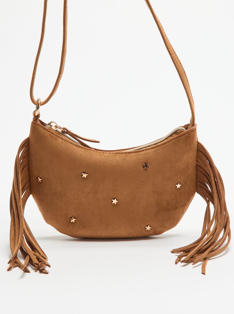 Mini borsa con frange Beige - Kiabi