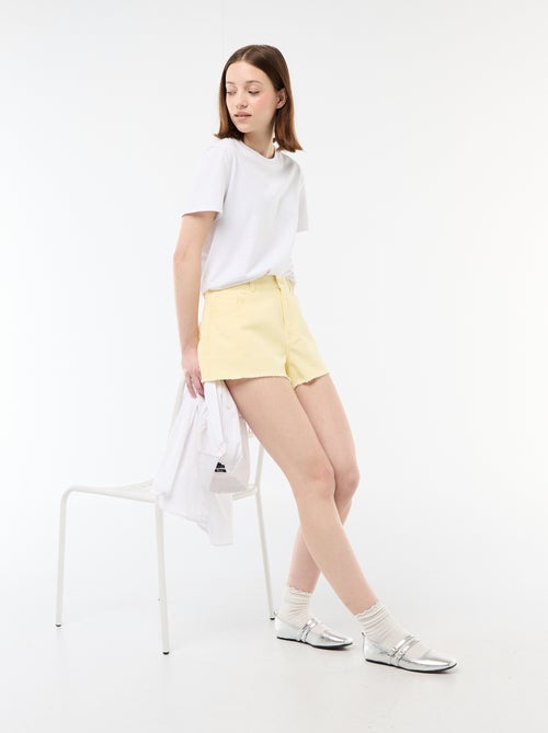 Mini-Short aus Twill - Kiabi
